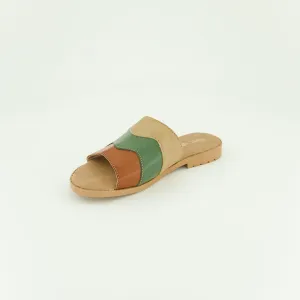 Pu Push In Sandal.Comfort.