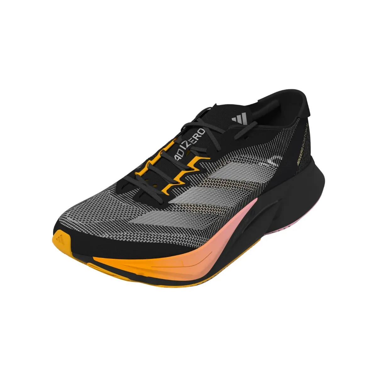 Adidas Adizero Boston 12 Black Orange AW24 Shoes