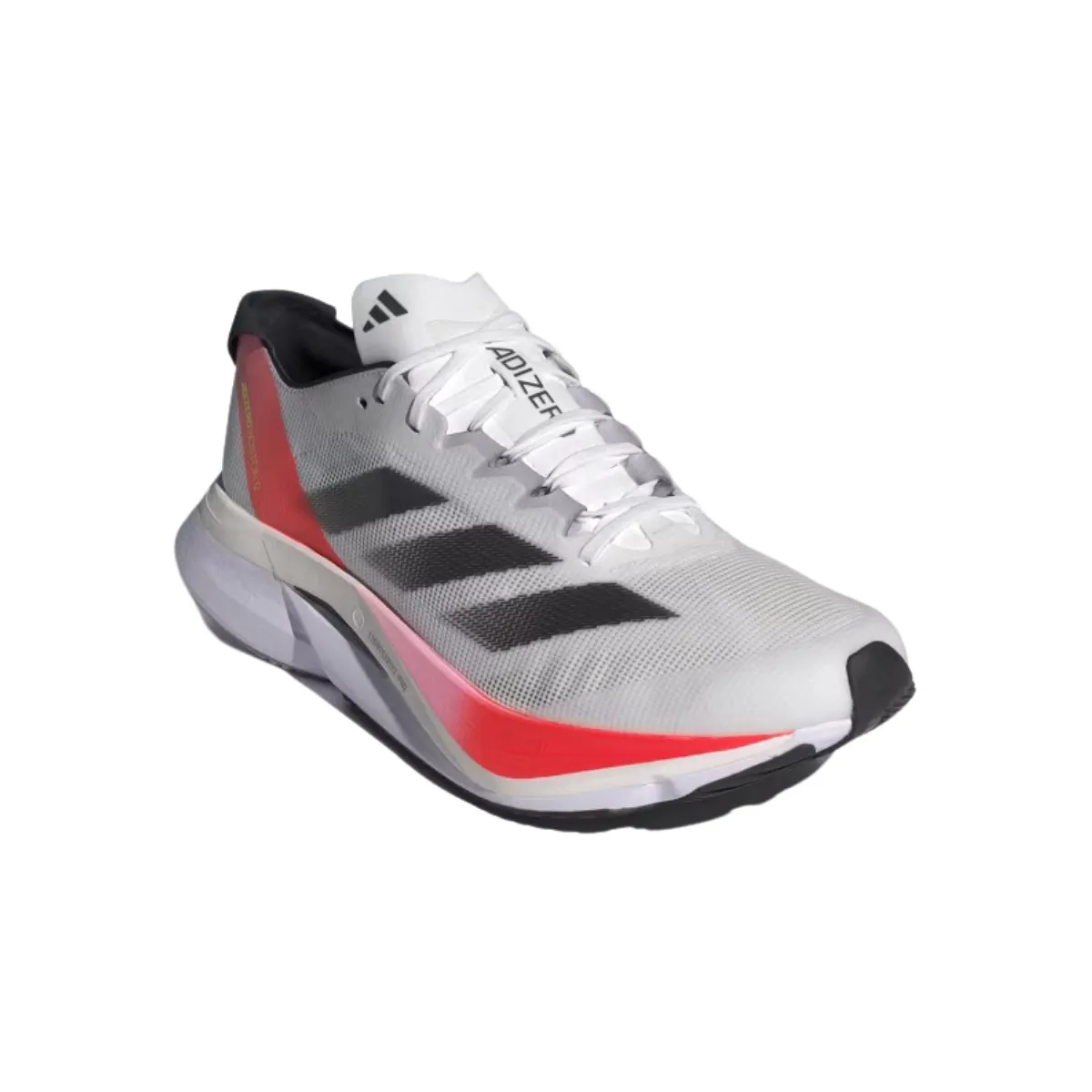 Adidas Adizero Boston 12 White Red Sneakers AW24