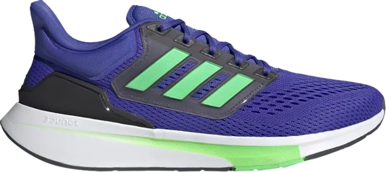 Adidas EQ21 Run 'Sonic Ink Screaming Green', blue