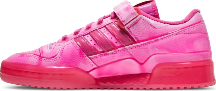 Adidas Jeremy Scott x Forum Low 'Dipped - Solar Pink' sneakers, pink