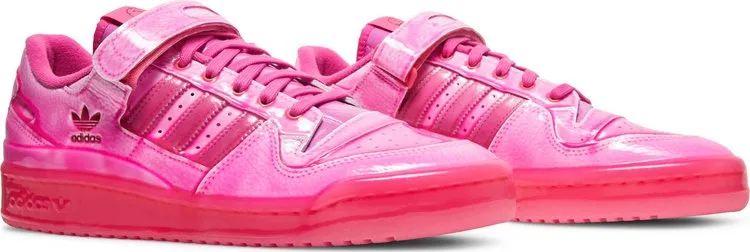 Adidas Jeremy Scott x Forum Low 'Dipped - Solar Pink' sneakers, pink