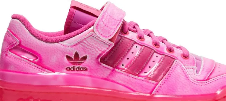 Adidas Jeremy Scott x Forum Low 'Dipped - Solar Pink' sneakers, pink