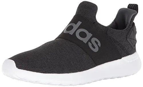 adidas Men's Lite Racer Adapt Running Shoe, Black/Core Black/Grey, 10.5 M US