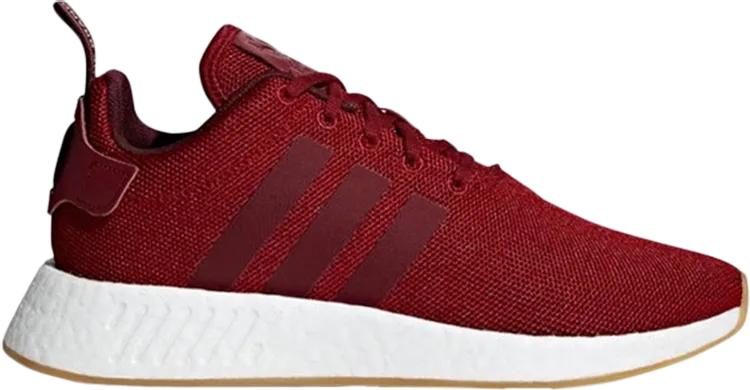 Adidas NMD_R2 'Collegiate Burgundy' sneakers, red