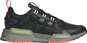 Adidas NMD_V3 'Black Signal Green' sneakers, black