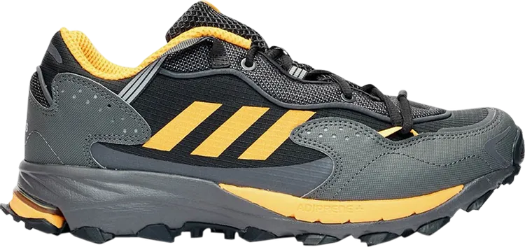 Adidas Response Hoverturf 'Black Shock Yellow' Sneakers, Black