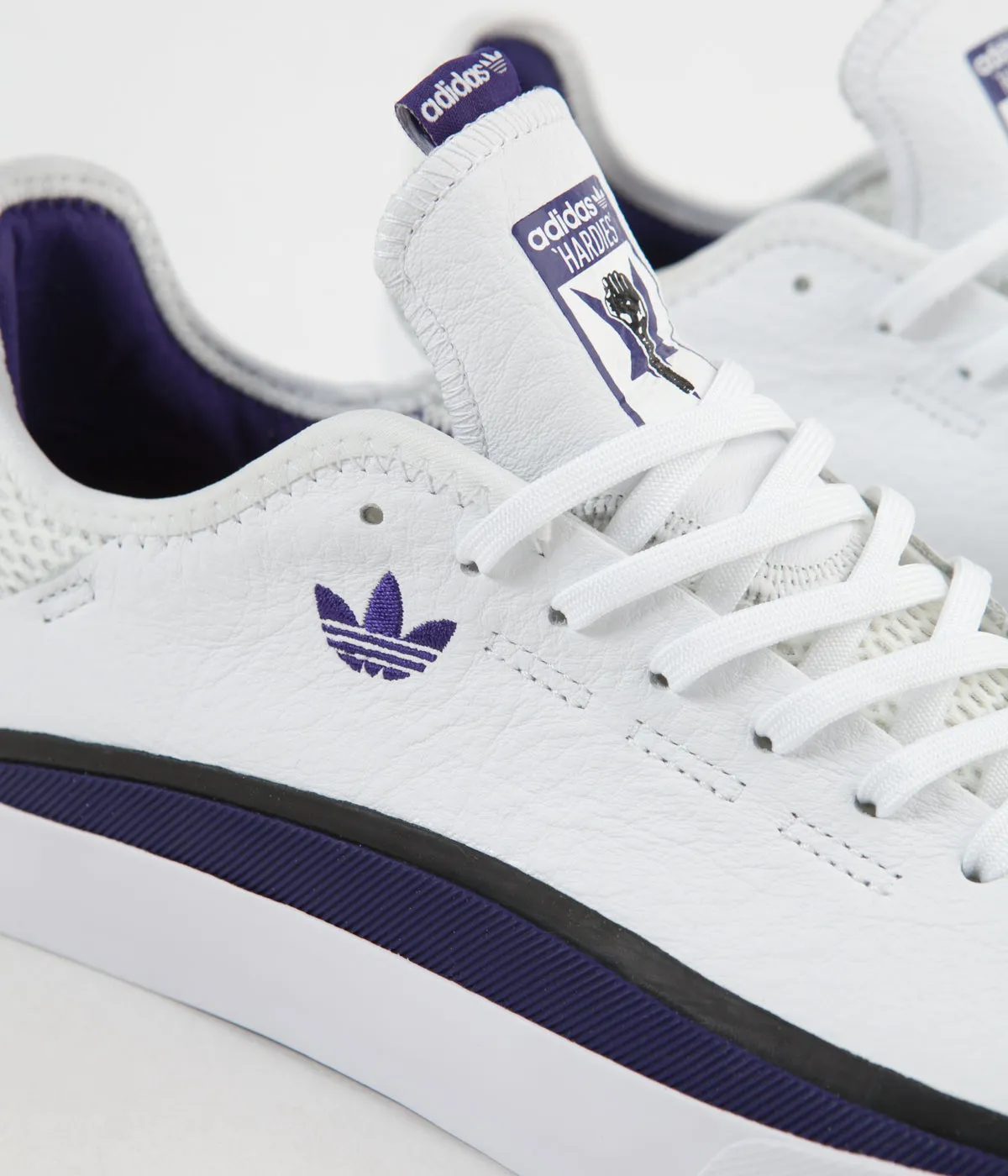 Adidas Sabalo x Hardies Shoes - White / Purple / Core Black