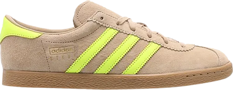 Adidas Stadt 'Saint Pale Nude Solar Yellow' sneakers, brown