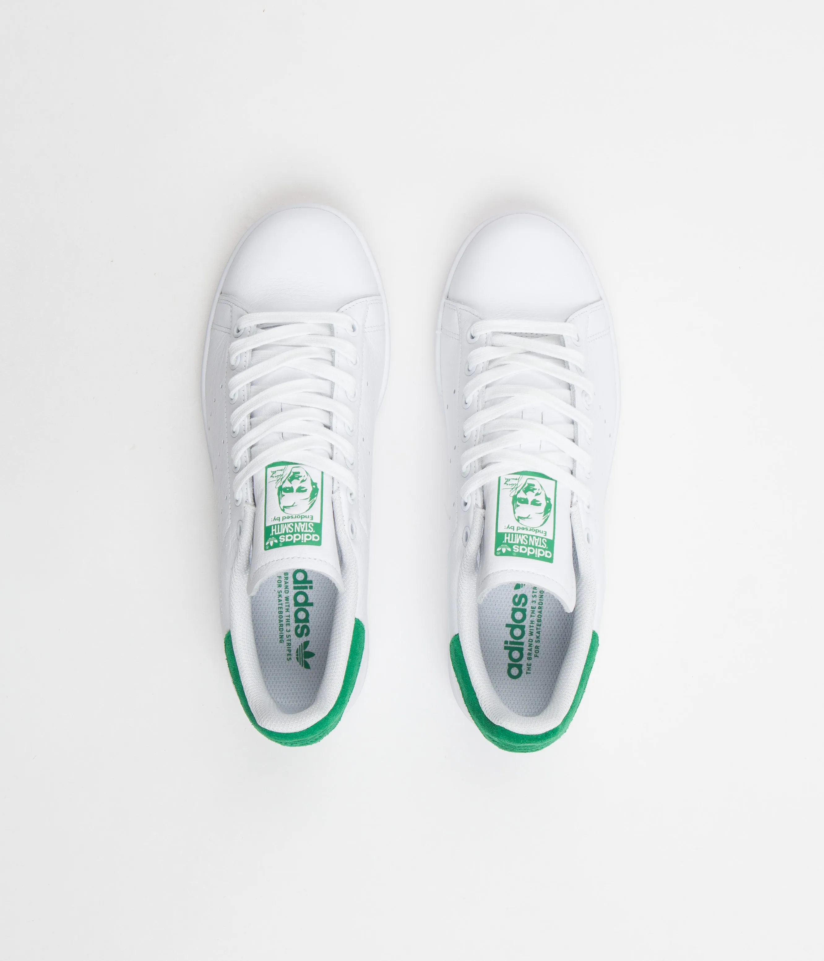 Adidas Stan Smith ADV Shoes - FTWR White / FTWR White / Green