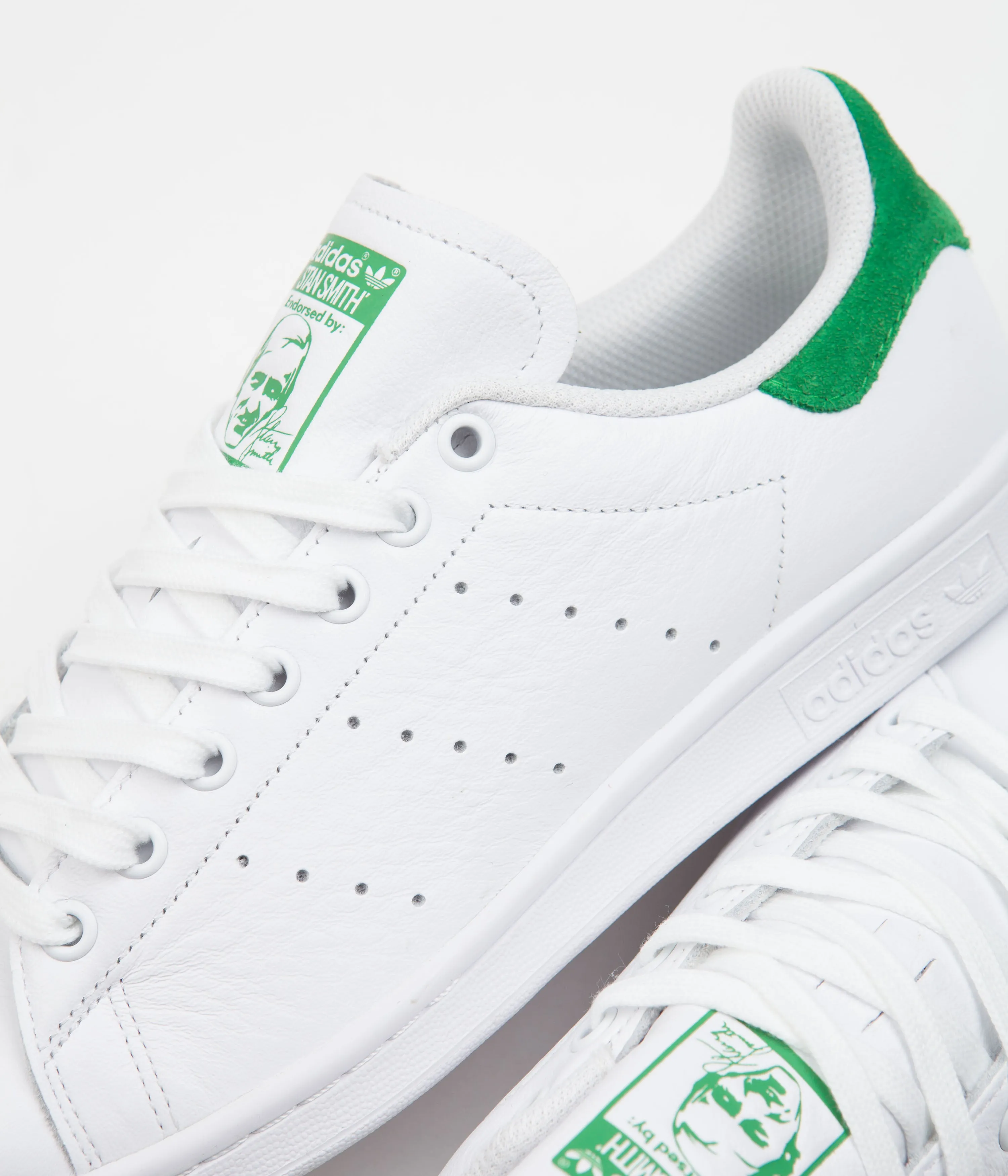 Adidas Stan Smith ADV Shoes - FTWR White / FTWR White / Green