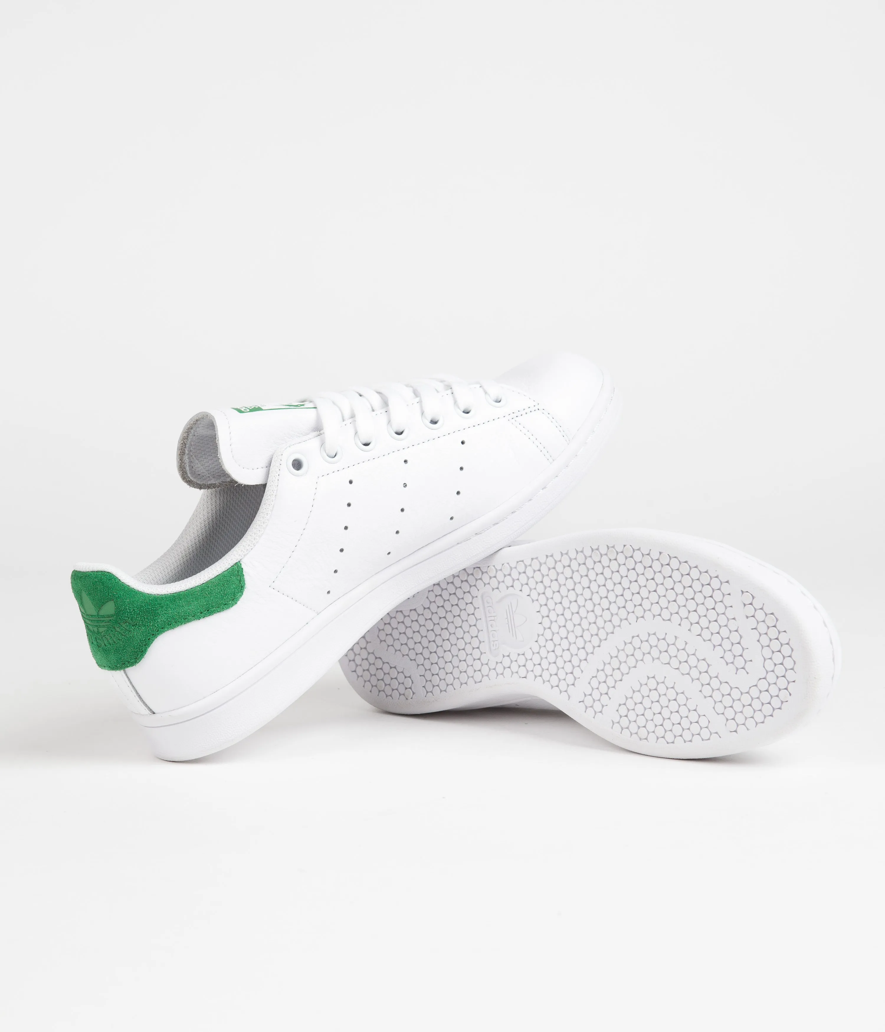 Adidas Stan Smith ADV Shoes - FTWR White / FTWR White / Green