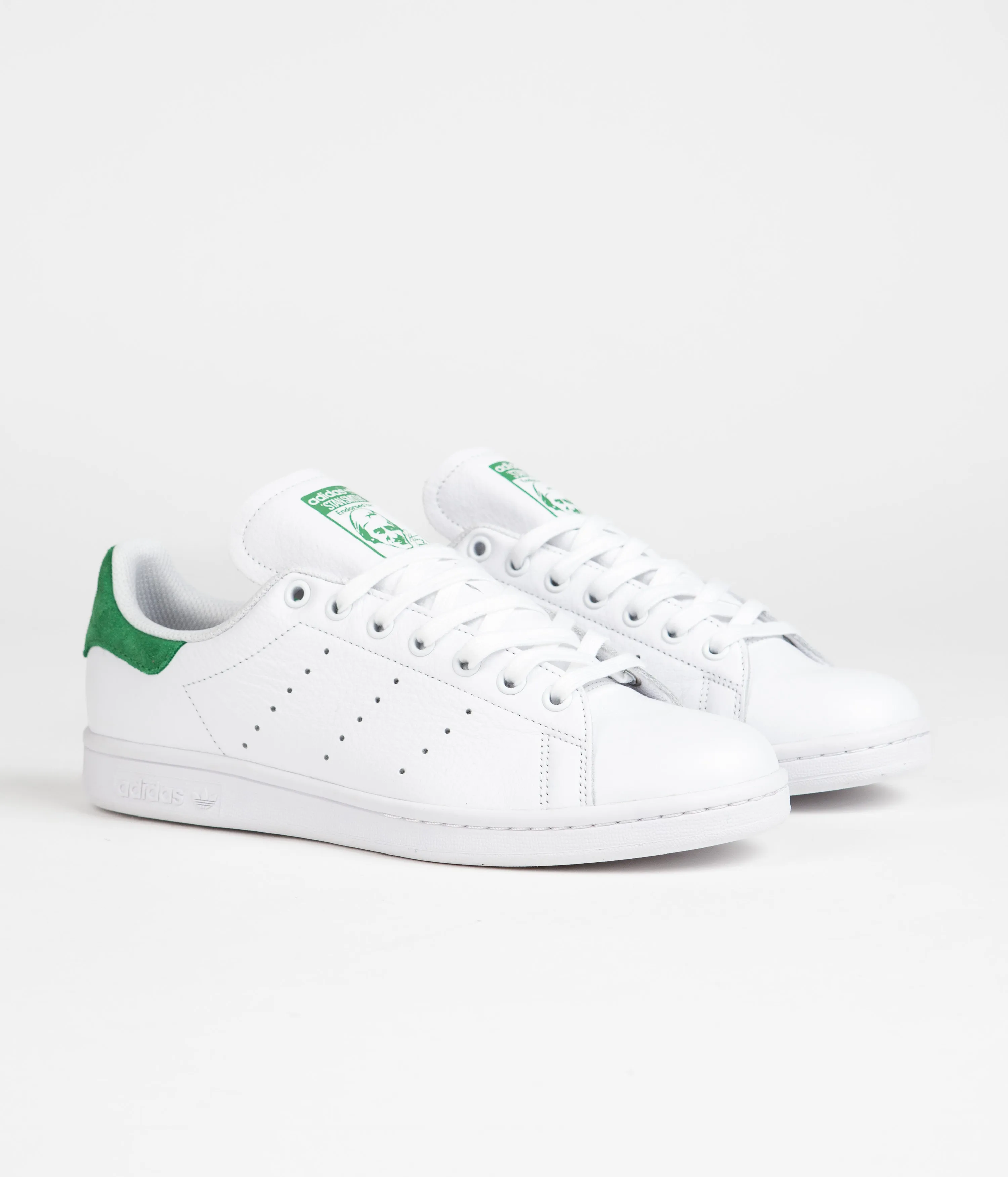 Adidas Stan Smith ADV Shoes - FTWR White / FTWR White / Green