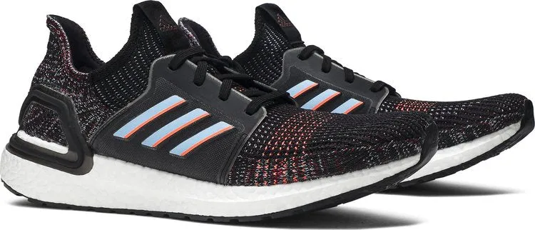 Adidas UltraBoost 2019 'Black Glow Blue' sneakers, black