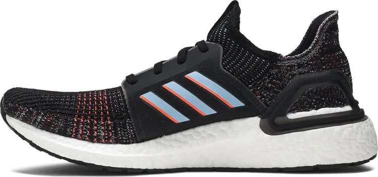 Adidas UltraBoost 2019 'Black Glow Blue' sneakers, black