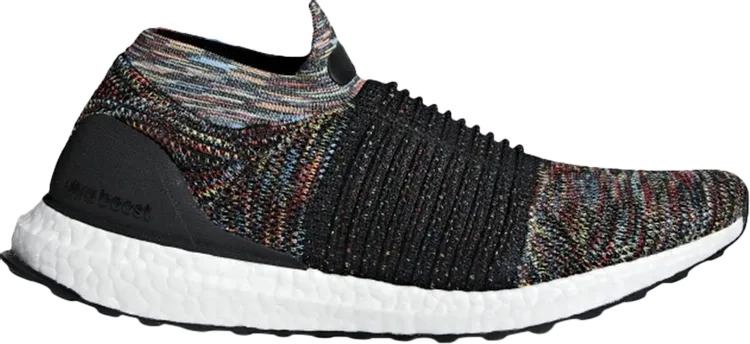 Adidas UltraBoost Laceless 'Black Multi-Color' Sneakers, Multicolor