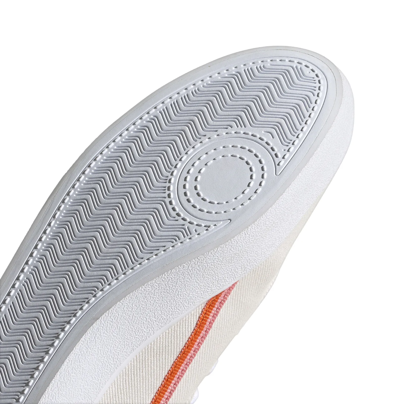 adidas Womens Courtflash X Shoes - Chalk White / Orange