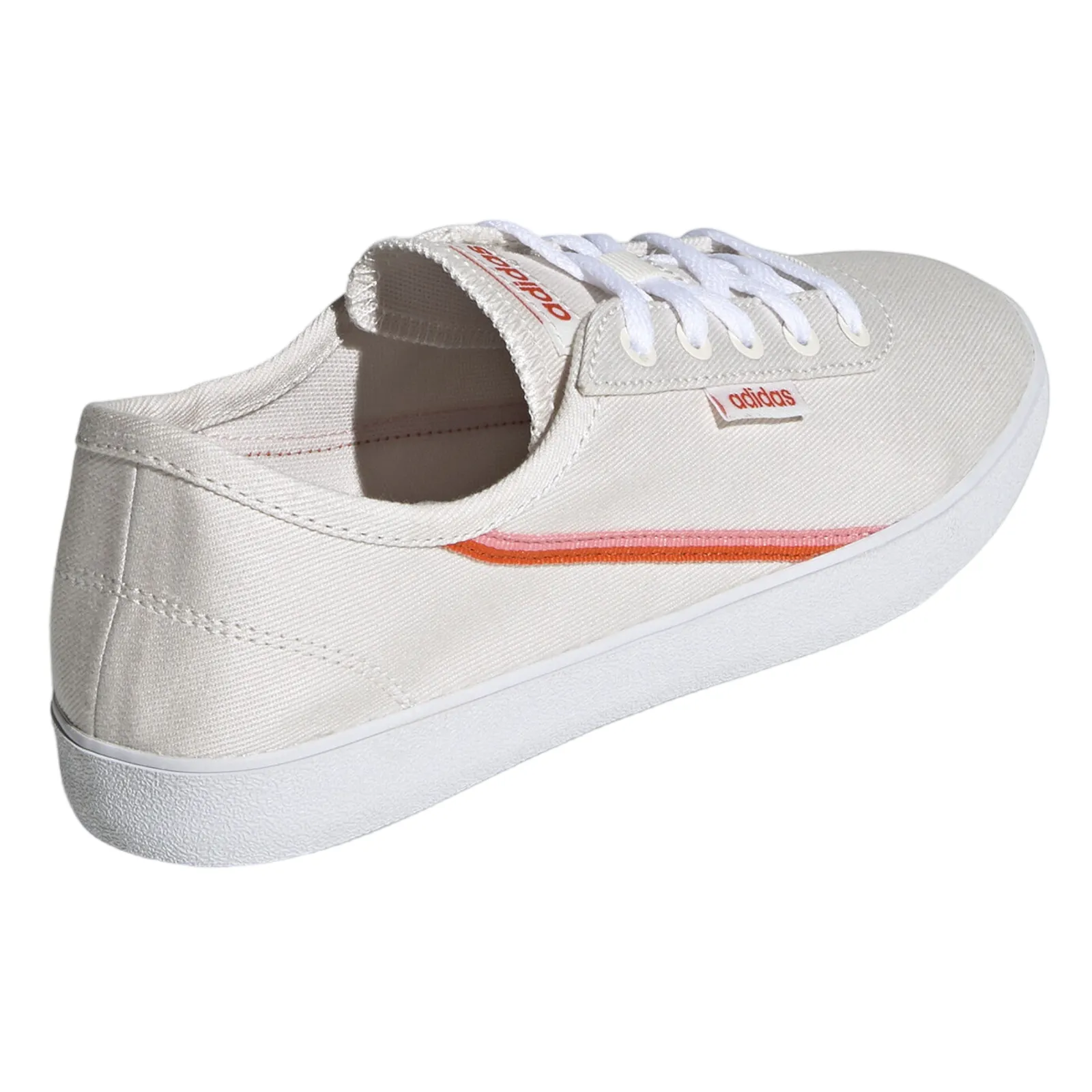 adidas Womens Courtflash X Shoes - Chalk White / Orange