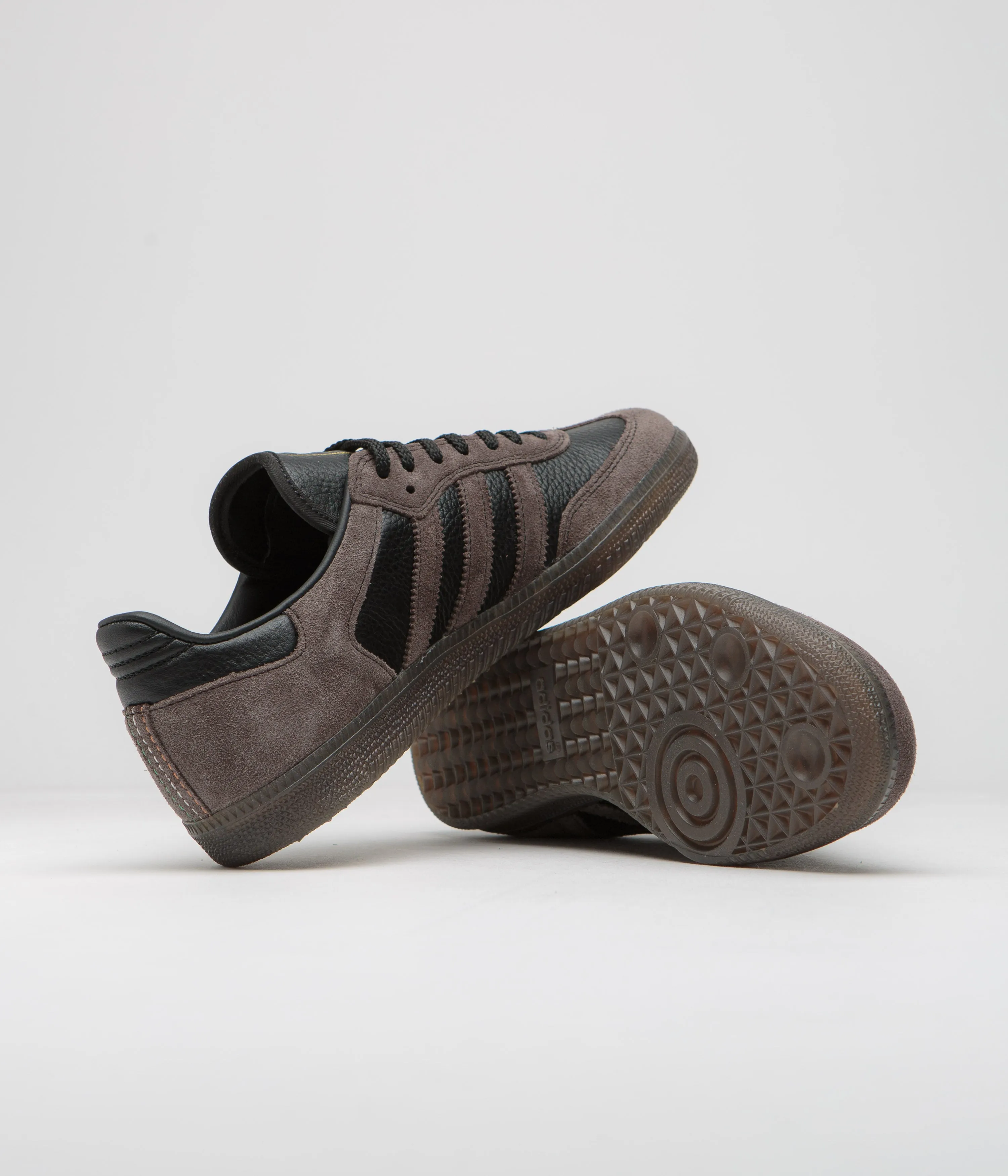 Adidas x Kader Samba ADV Shoes - Core Black / Brown / Gum5