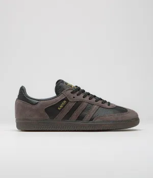 Adidas x Kader Samba ADV Shoes - Core Black / Brown / Gum5