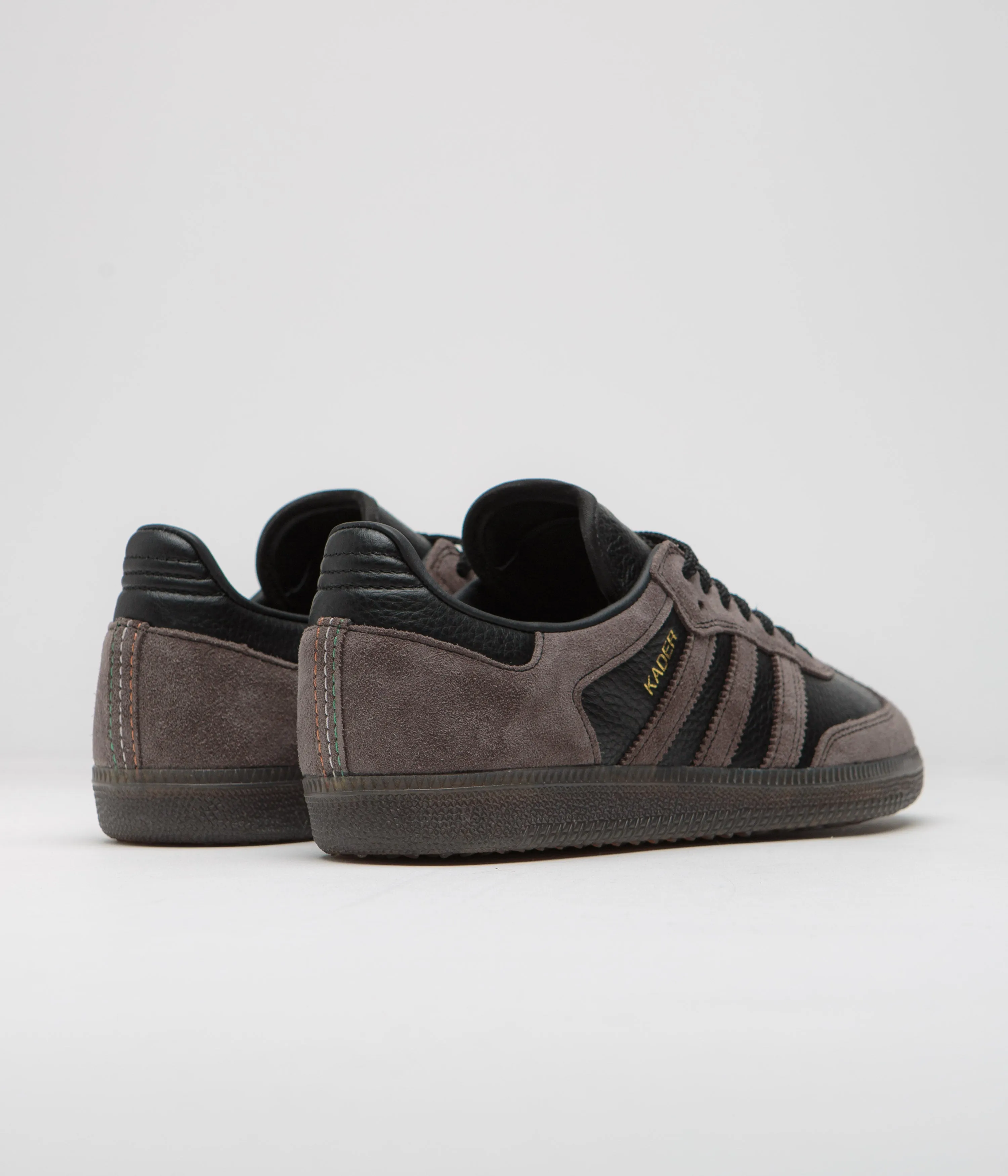 Adidas x Kader Samba ADV Shoes - Core Black / Brown / Gum5