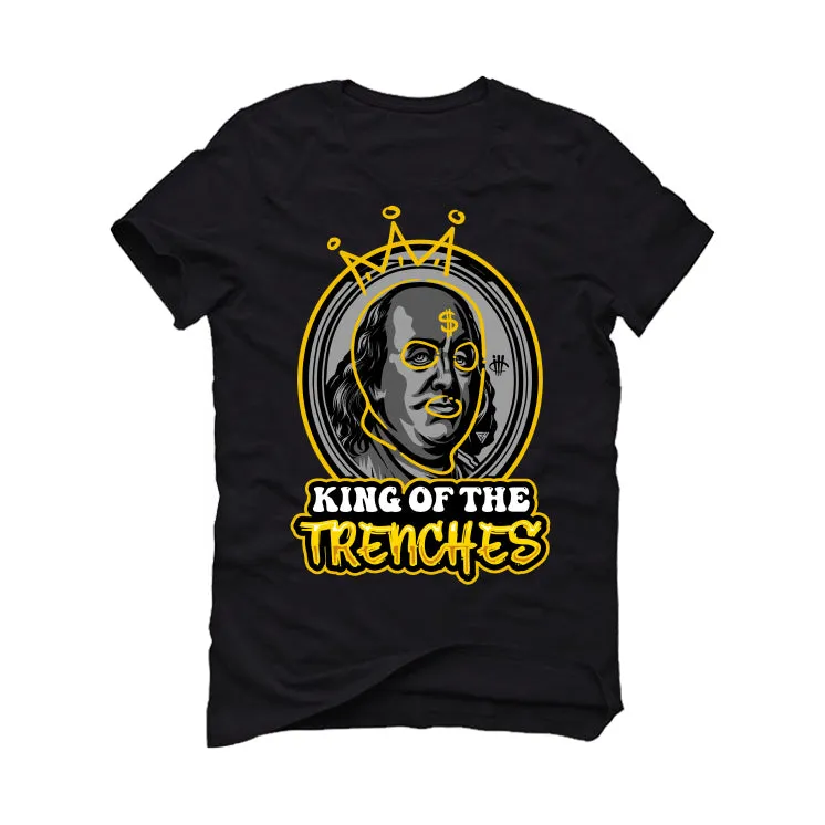 Air Jordan 1 High OG “Yellow Ochre” | illcurrency Black T-Shirt (king of the trenches)