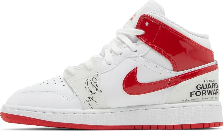 Air Jordan 1 Mid GS Rookie Season sneakers, white