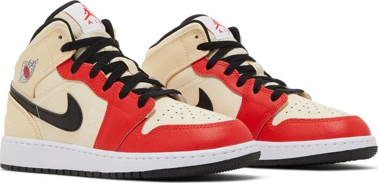 Air Jordan 1 Mid SS GS Dunk Contest, cream