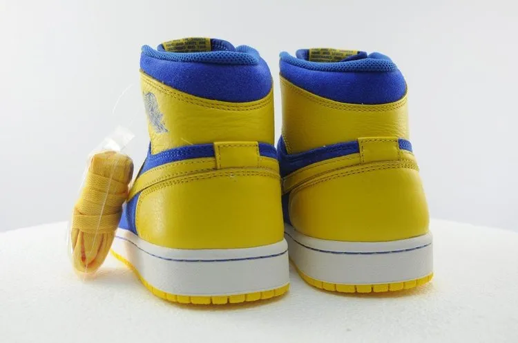 Air Jordan 1 Retro High OG Laney Sneakers, Yellow