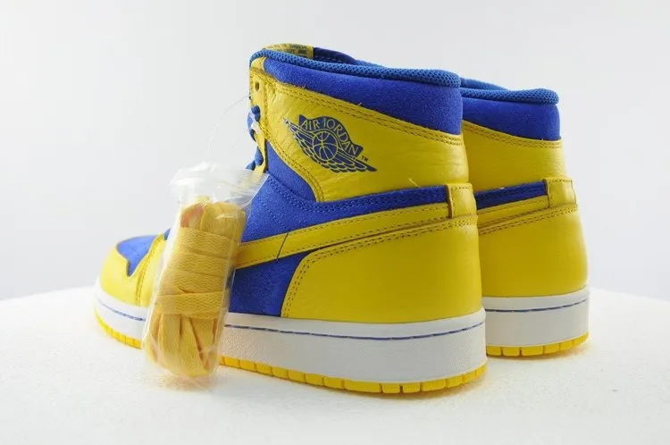 Air Jordan 1 Retro High OG Laney Sneakers, Yellow