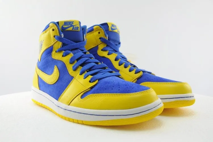 Air Jordan 1 Retro High OG Laney Sneakers, Yellow