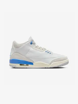 Air Jordan 3 Retro (SUMMIT WHITE/HYDROGEN BLUE-LEGEND)