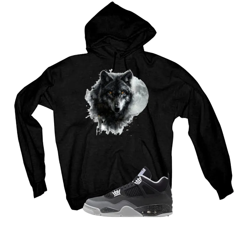 Air Jordan 4 Fear Pack Black T-Shirt (Moon Wolf)| illcurrency