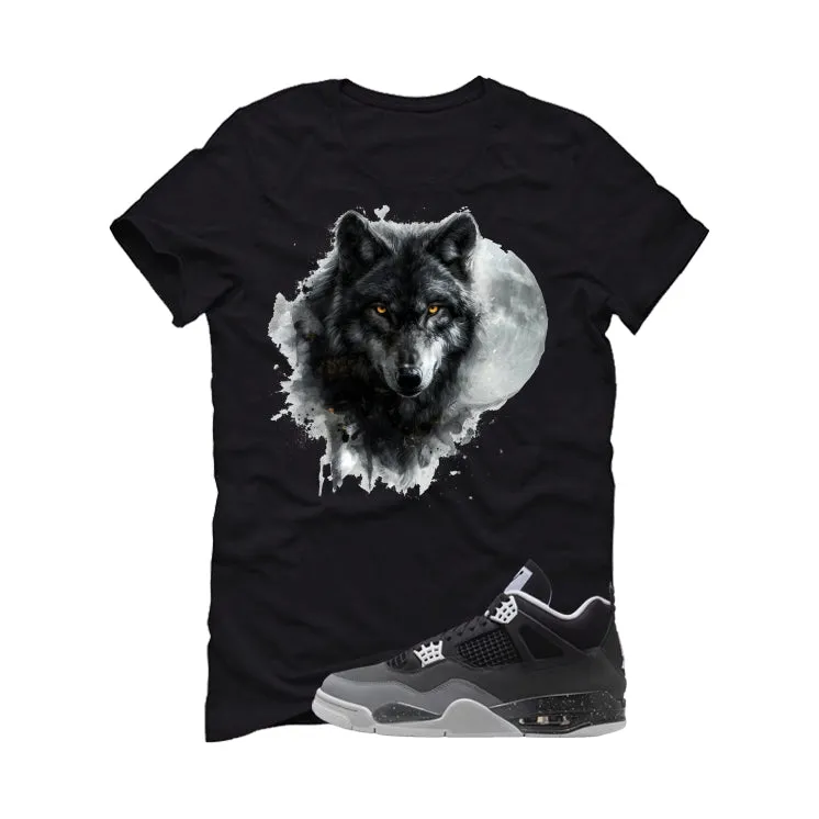 Air Jordan 4 Fear Pack Black T-Shirt (Moon Wolf)| illcurrency