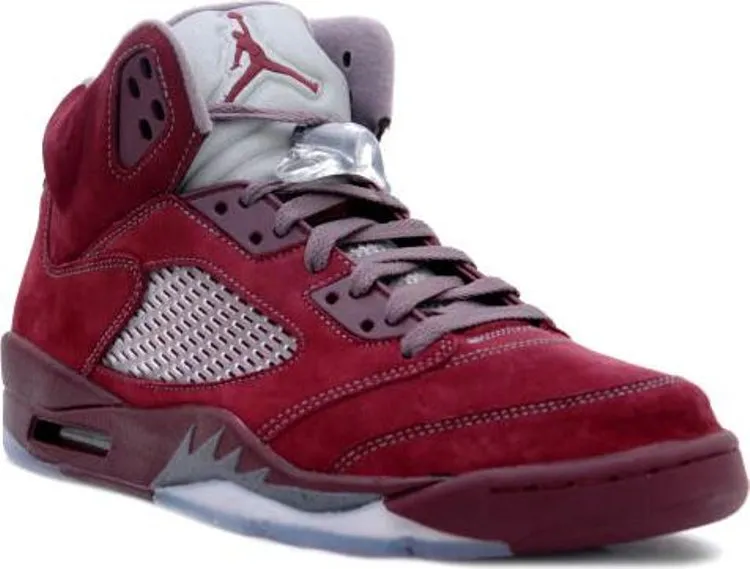 Air Jordan 5 Retro LS Burgundy, red