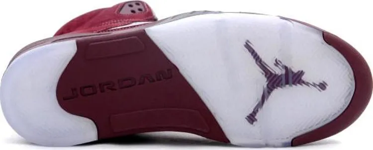 Air Jordan 5 Retro LS Burgundy, red