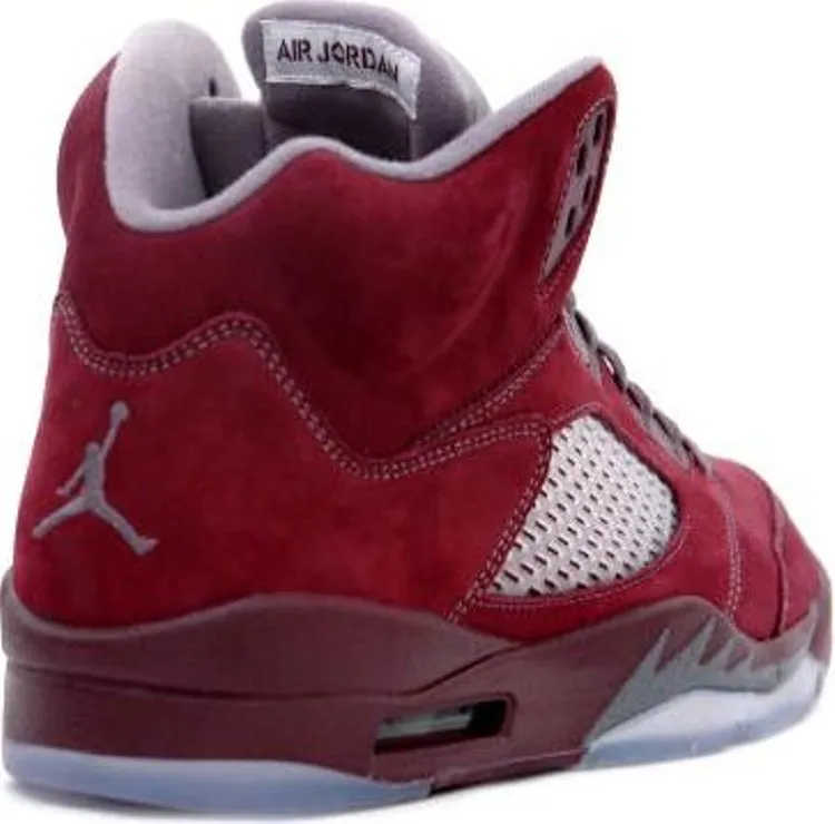 Air Jordan 5 Retro LS Burgundy, red