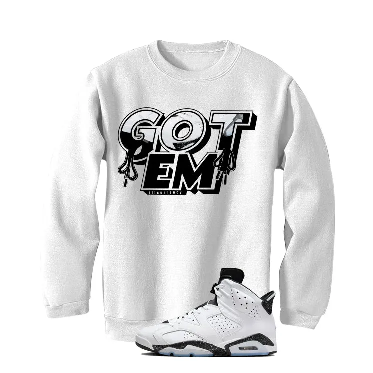 Air Jordan 6 Reverse Oreo White T-Shirt (Got Em)| illcurrency