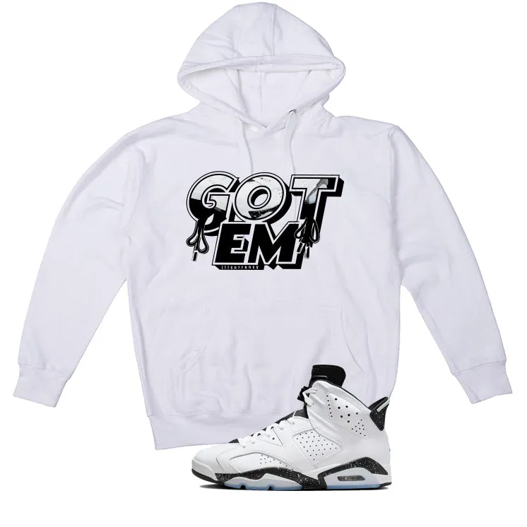 Air Jordan 6 Reverse Oreo White T-Shirt (Got Em)| illcurrency