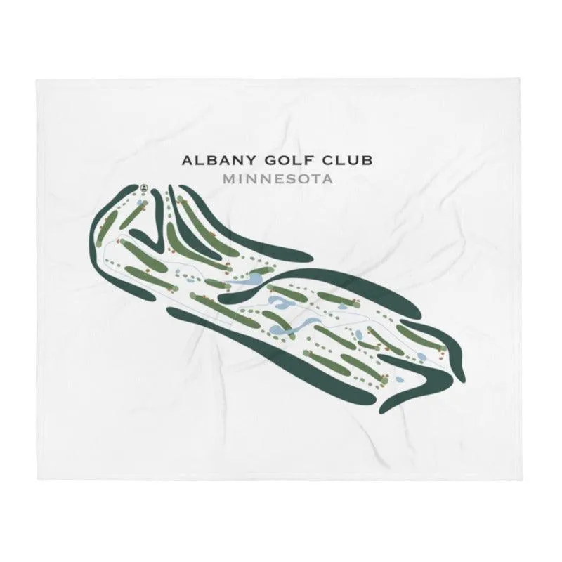 Albany Golf Club, Minnesota - Printed Golf Courses