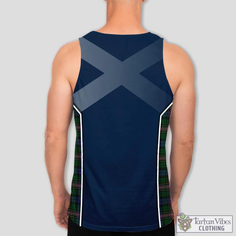 Allison Tartan Men's Tanks Top with Family Crest and Scottish Thistle Vibes Sport Style