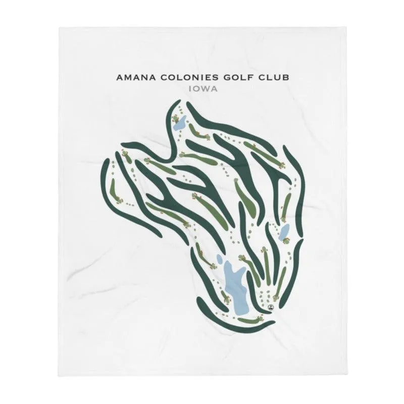 Amana Colonies Golf Club, Iowa - Printed Golf Courses