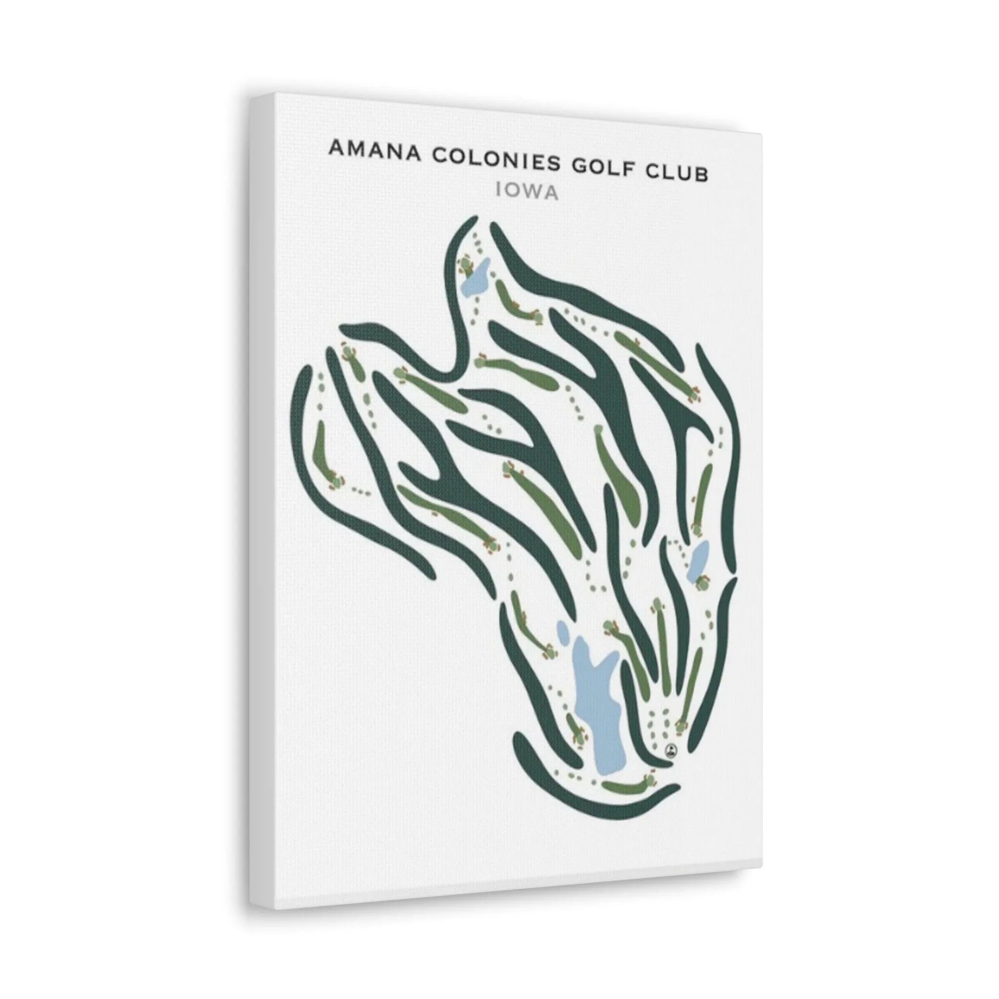 Amana Colonies Golf Club, Iowa - Printed Golf Courses