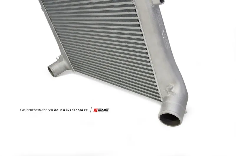 AMS Performance 2015  VW Golf R MK7 Front Mount Intercooler Upgrade w/Cast End Tanks