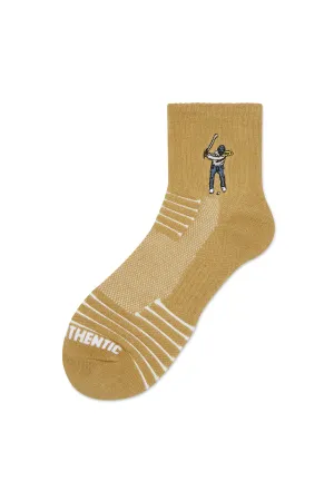 Ankle Height Logo Socks Khaki