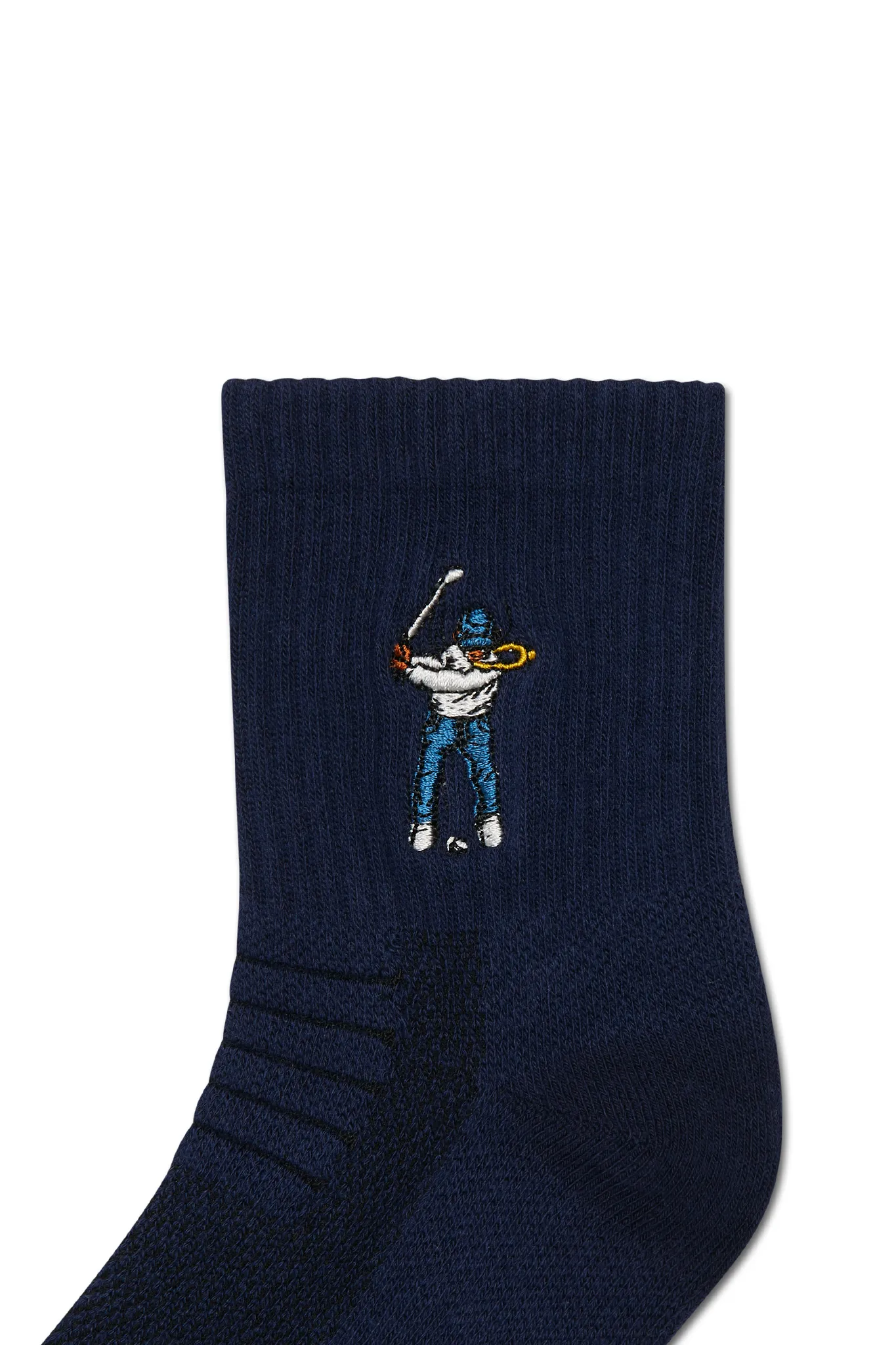 Ankle Height Logo Socks Navy