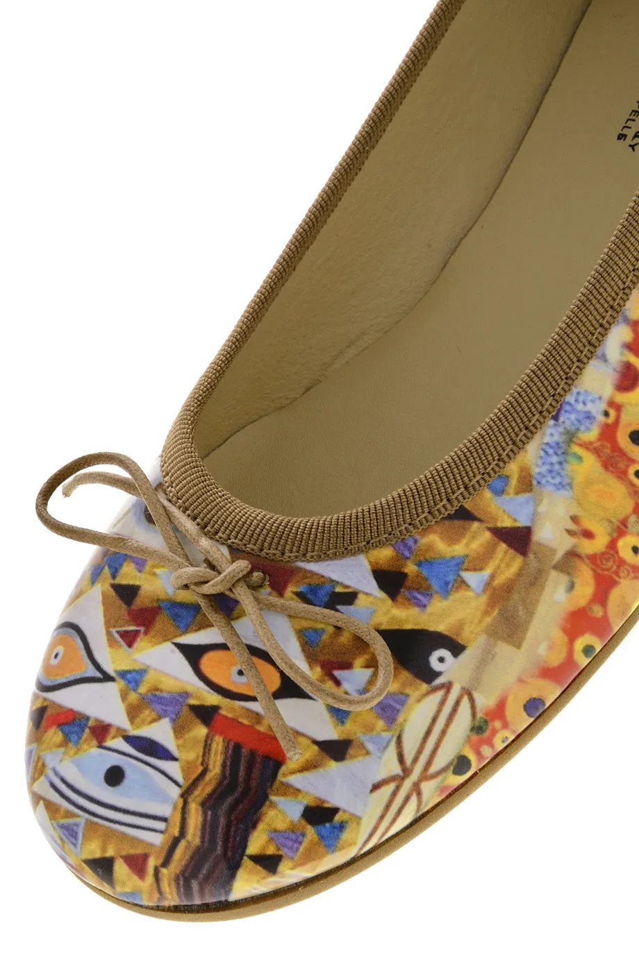 ANTONELLA KLIMT Beige Printed Ballerinas