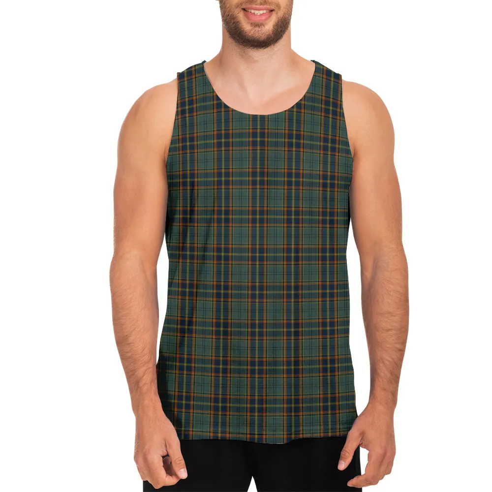 Antrim County Ireland Tartan Mens Tank Top