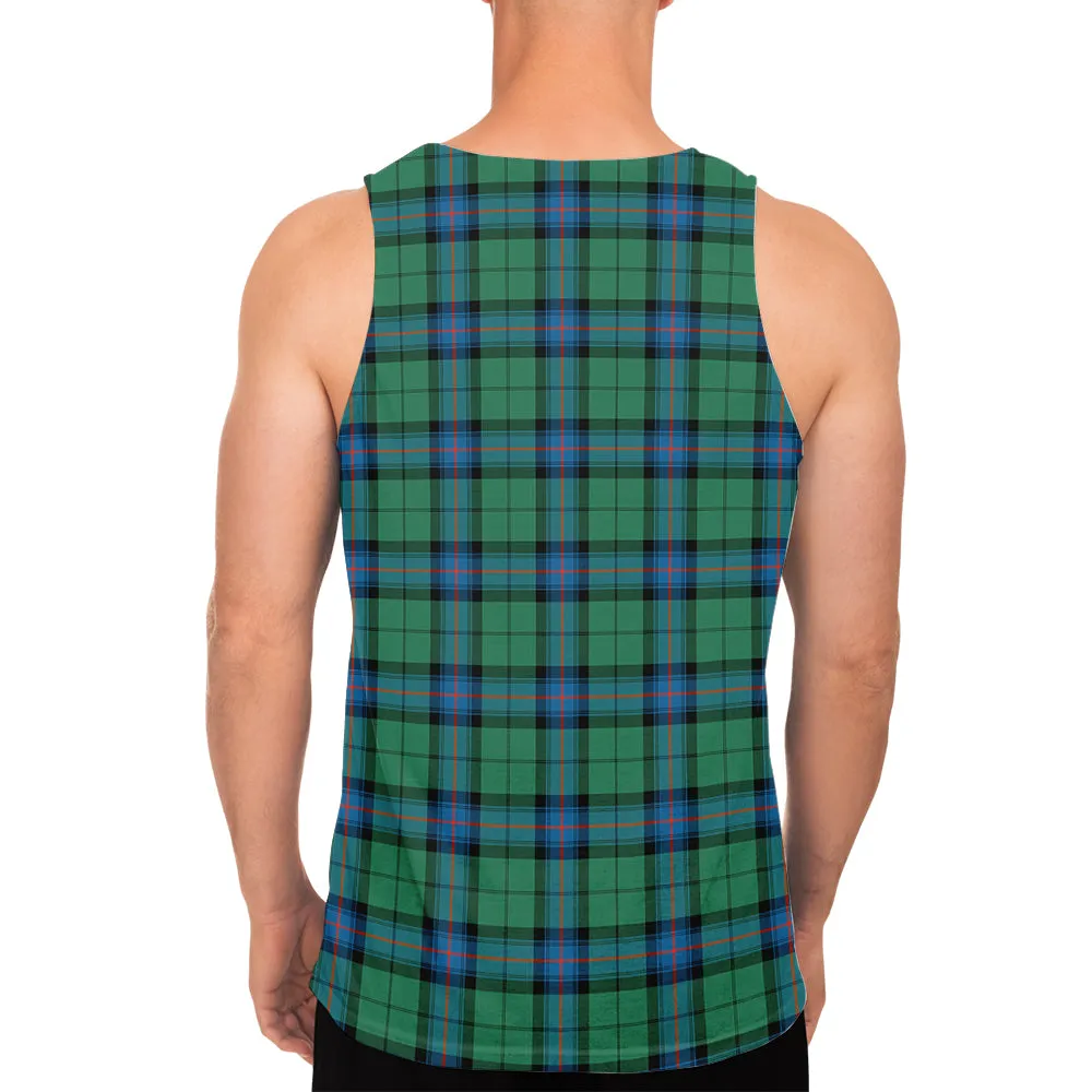 Armstrong Ancient Tartan Mens Tank Top with Family Crest