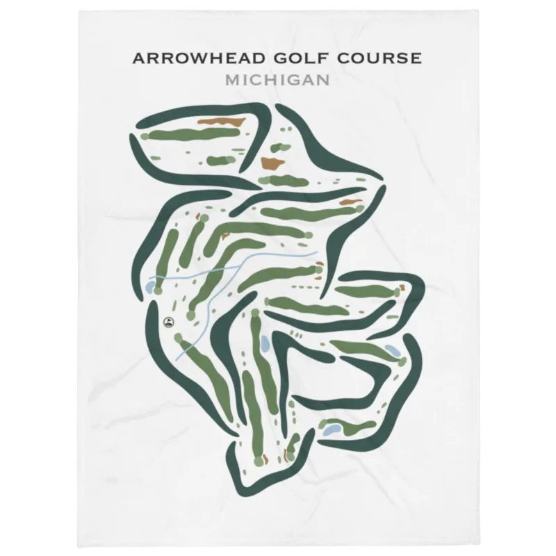 Arrowhead Golf Course, Michigan - Printed Golf Courses